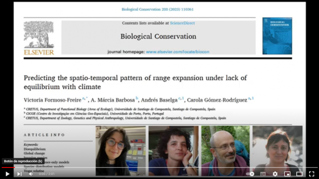 A new paper on distribution models of Vespa velutina has been published by one of the Atlantic Positive partners (Including a 2-min summary video)